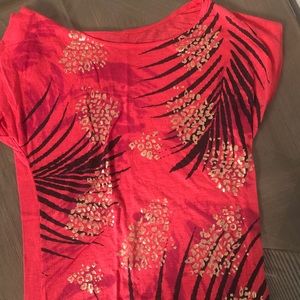 Express animal print tee